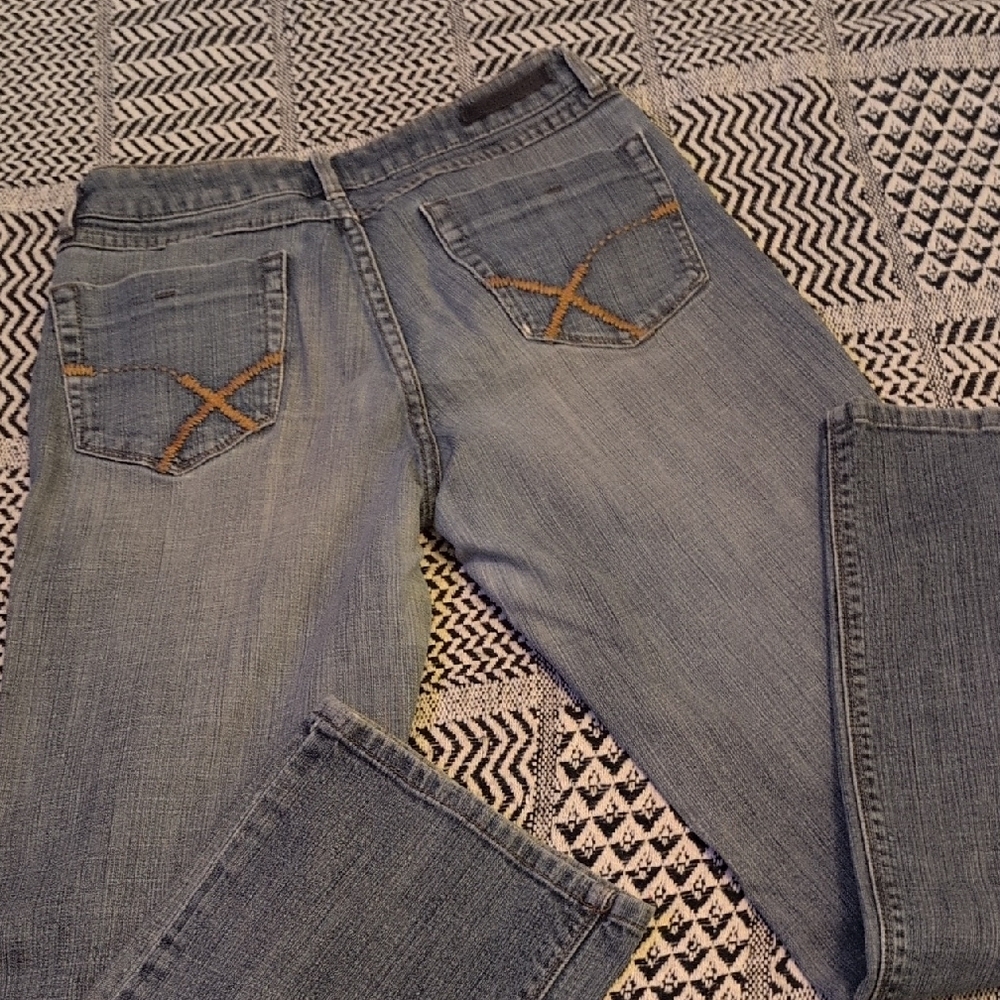 Christopher Blue Light Denim Straight Leg Jeans